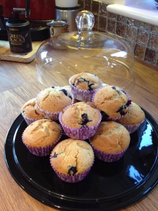Dairy free blueberry muffins
